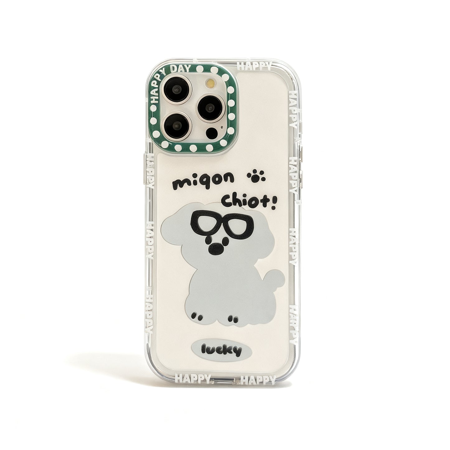 Cute Dog Mirror Phone Case for iPhone