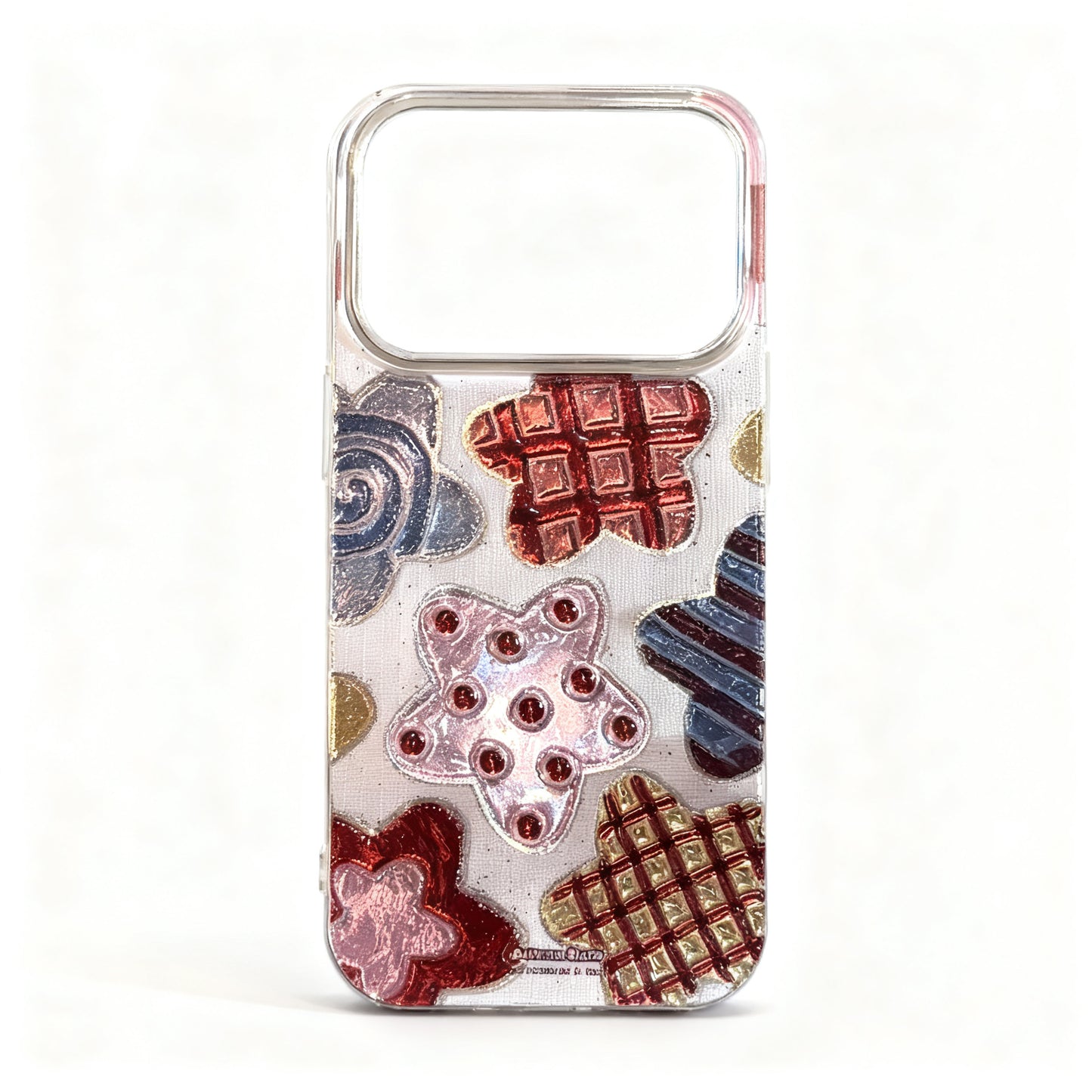 Colorful Star and Plaid Design Phone Case for iPhone