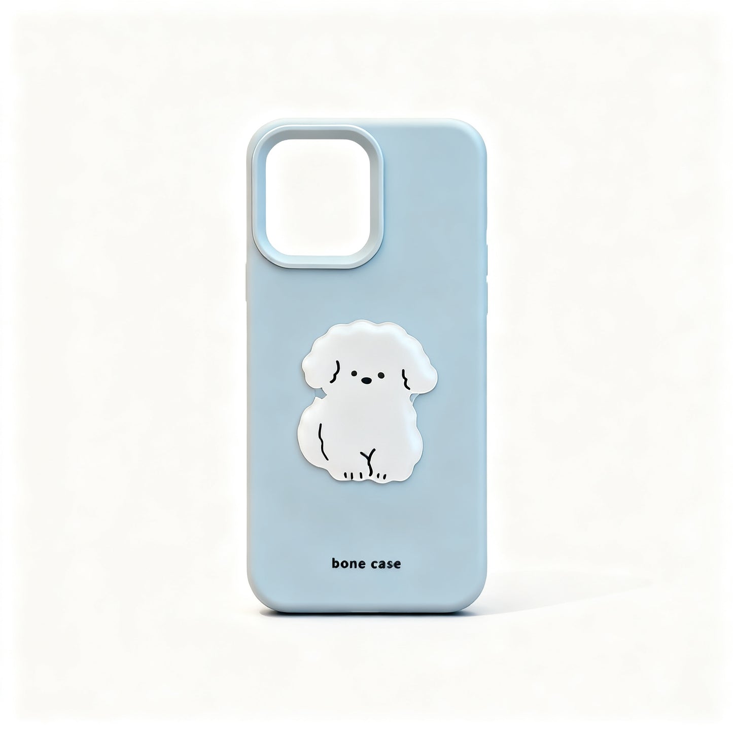 Cute Beige Dog Soft Phone Case for iPhone