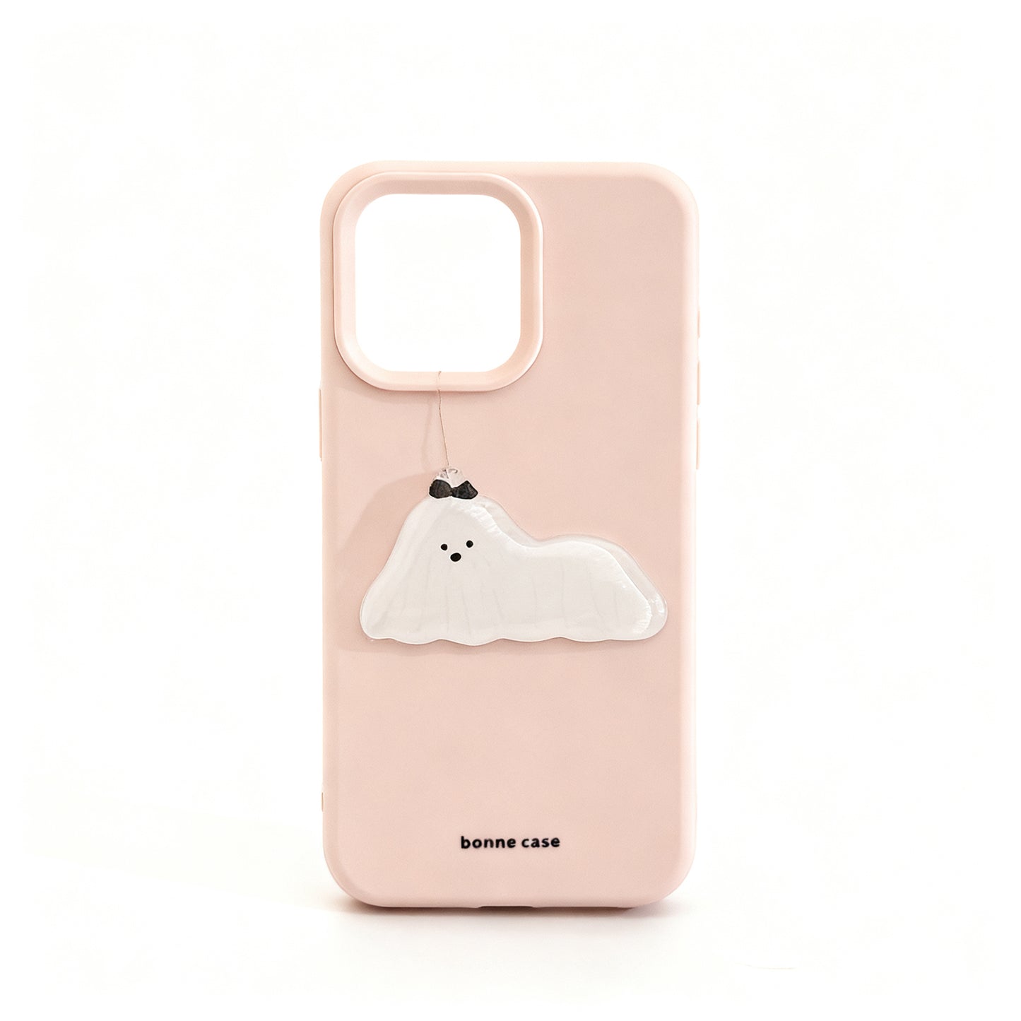 Cute Beige Dog Soft Phone Case for iPhone
