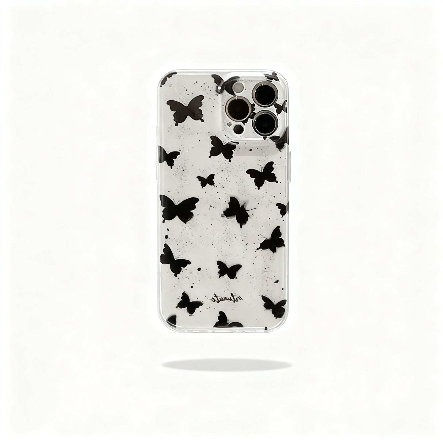 Black Rabbit Minimalist Soft Phone Case for iPhone