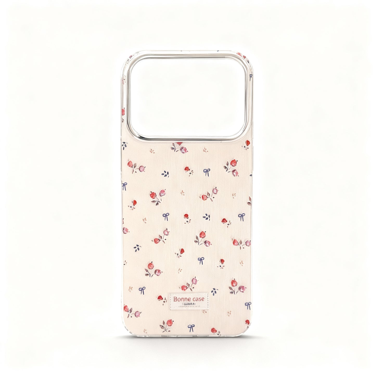 Soft Pink Floral Shockproof Phone Case for iPhone