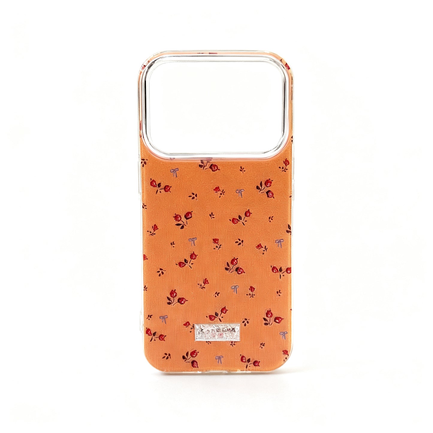 Soft Pink Floral Shockproof Phone Case for iPhone