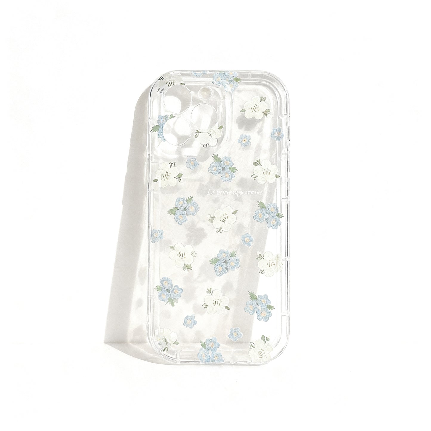 Cute Floral Rabbit Soft Phone Case for iPhone
