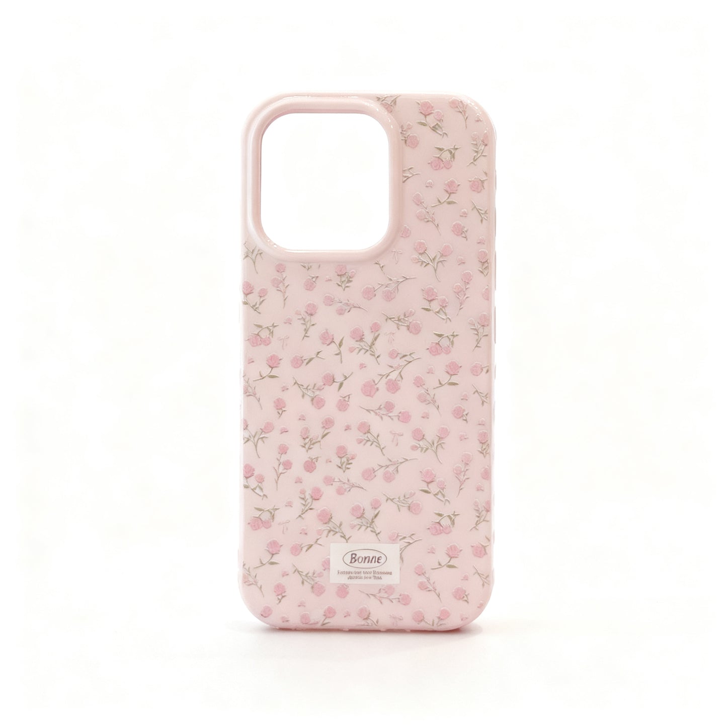 Pink Floral Soft Phone Case for iPhone