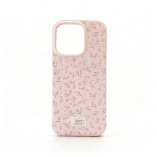 Pink Floral Soft Phone Case for iPhone