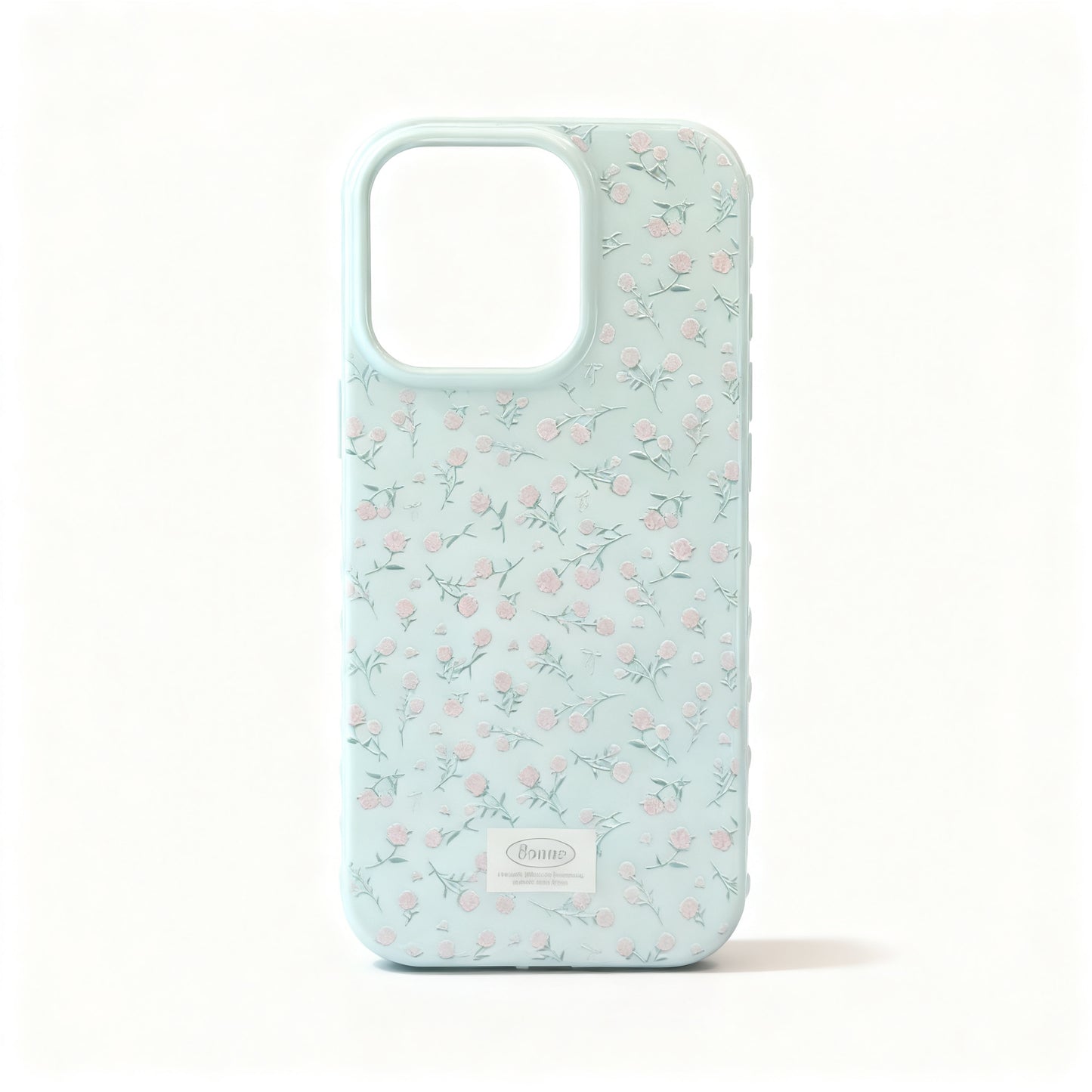 Pink Floral Soft Phone Case for iPhone