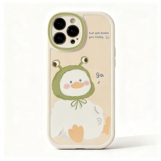 Cute Yellow Duck Soft Phone Case for iPhone