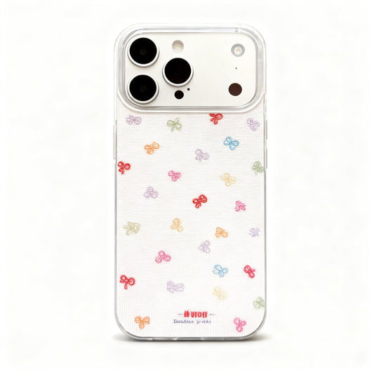 Colorful Butterfly Bow Soft Shockproof Phone Case for iPhone