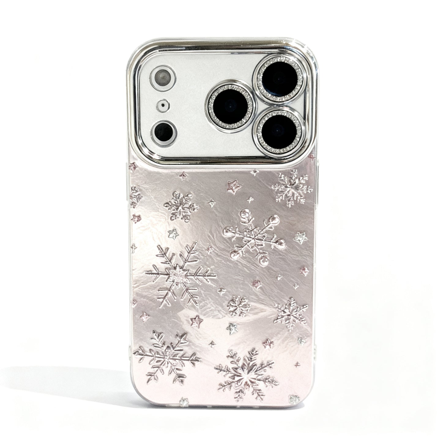 Winter Snowflake Glitter Phone Case for iPhone
