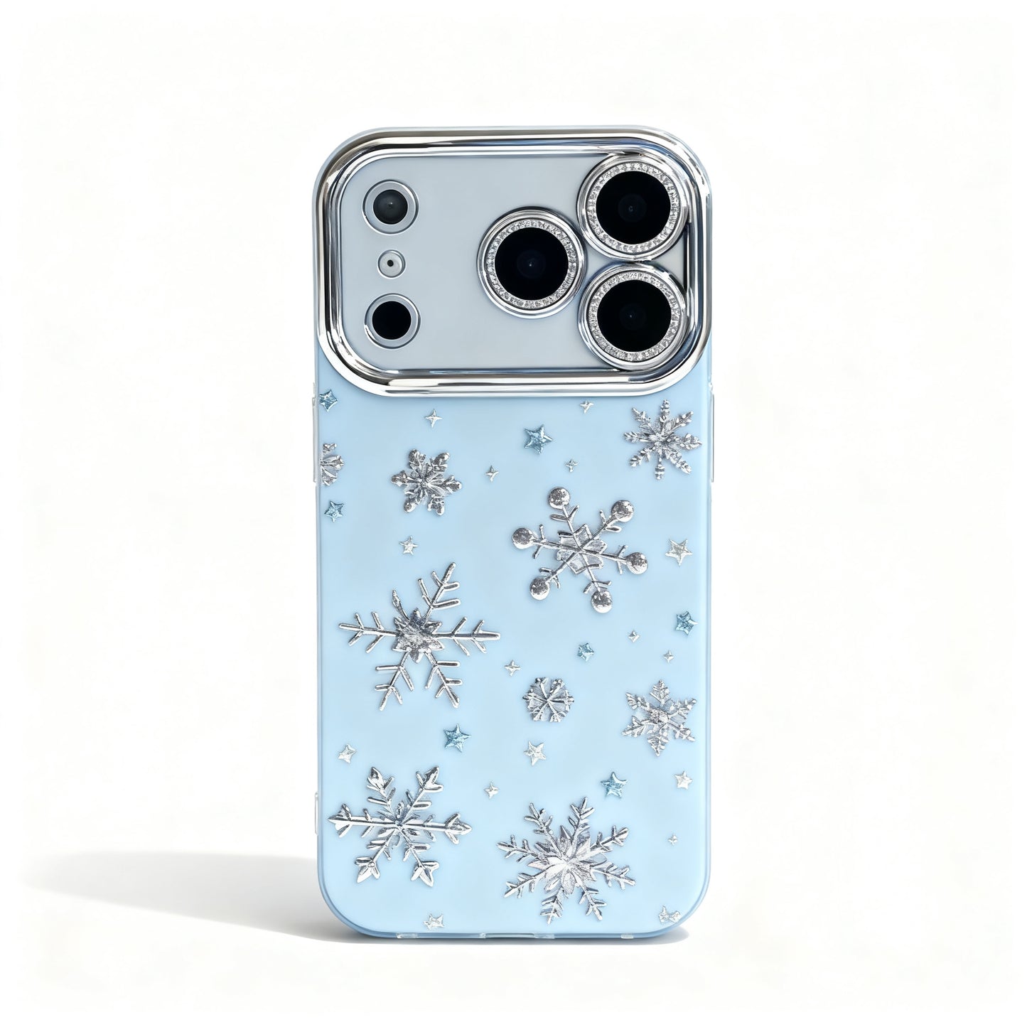 Winter Snowflake Glitter Phone Case for iPhone