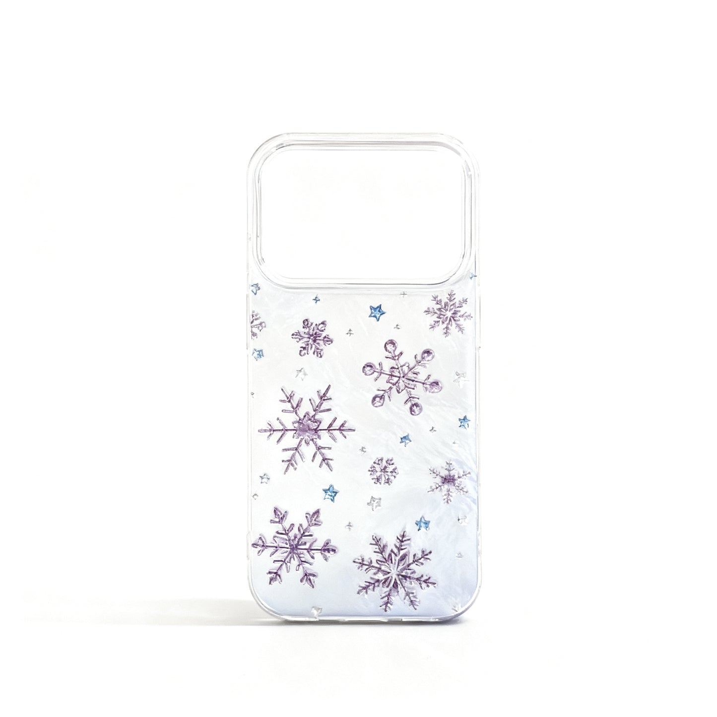 Winter Snowflake Glitter Phone Case for iPhone