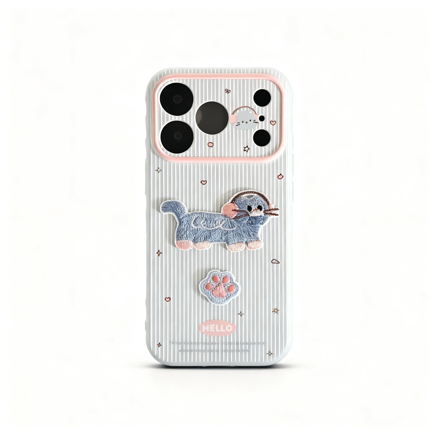 Cute Cartoon Animal Plush Phone Case for iPhone