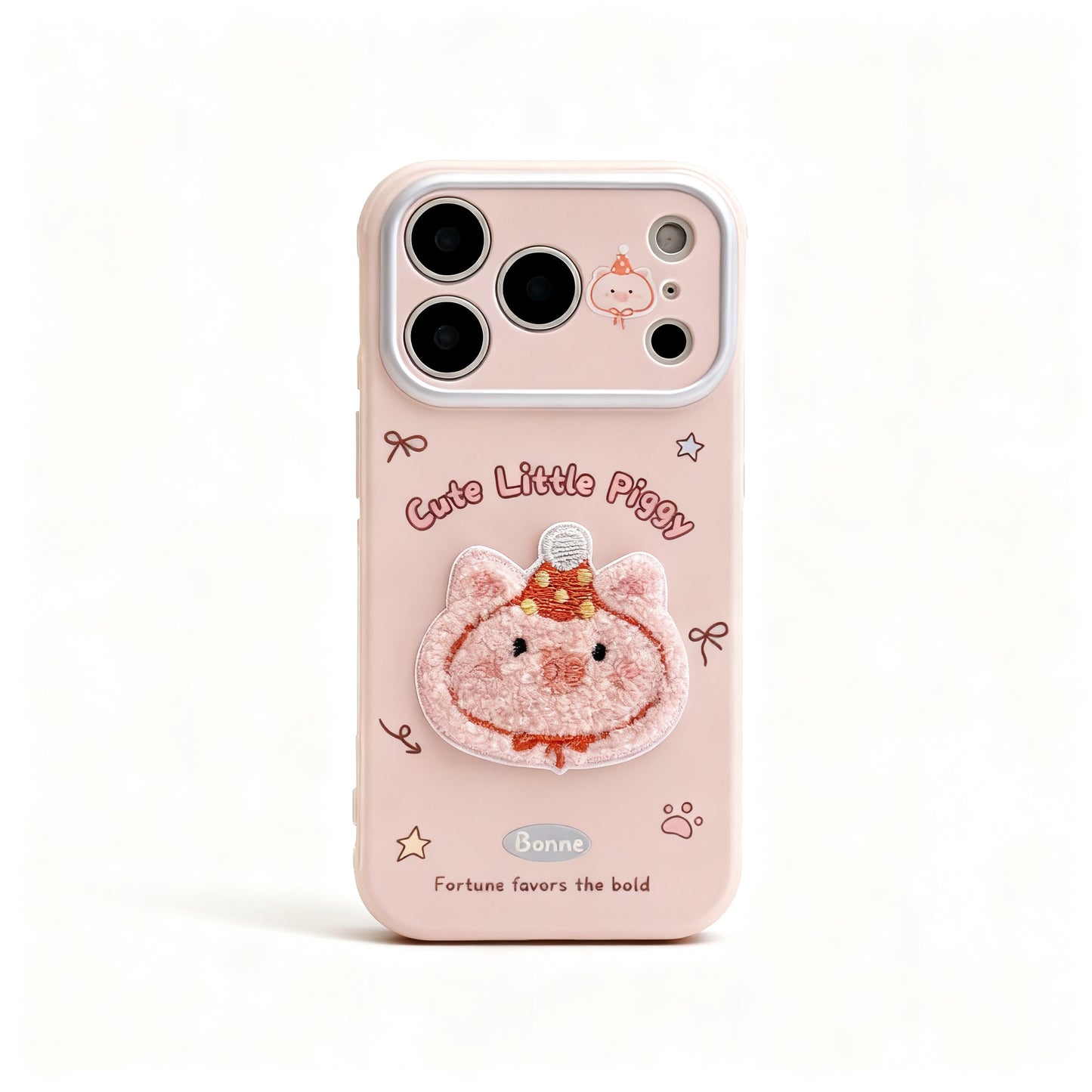 Cute Cartoon Animal Plush Phone Case for iPhone