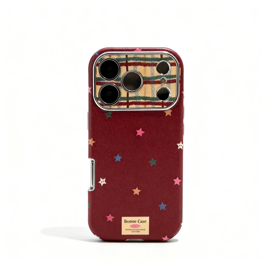 Colorful Star Design Shockproof Phone Case for iPhone