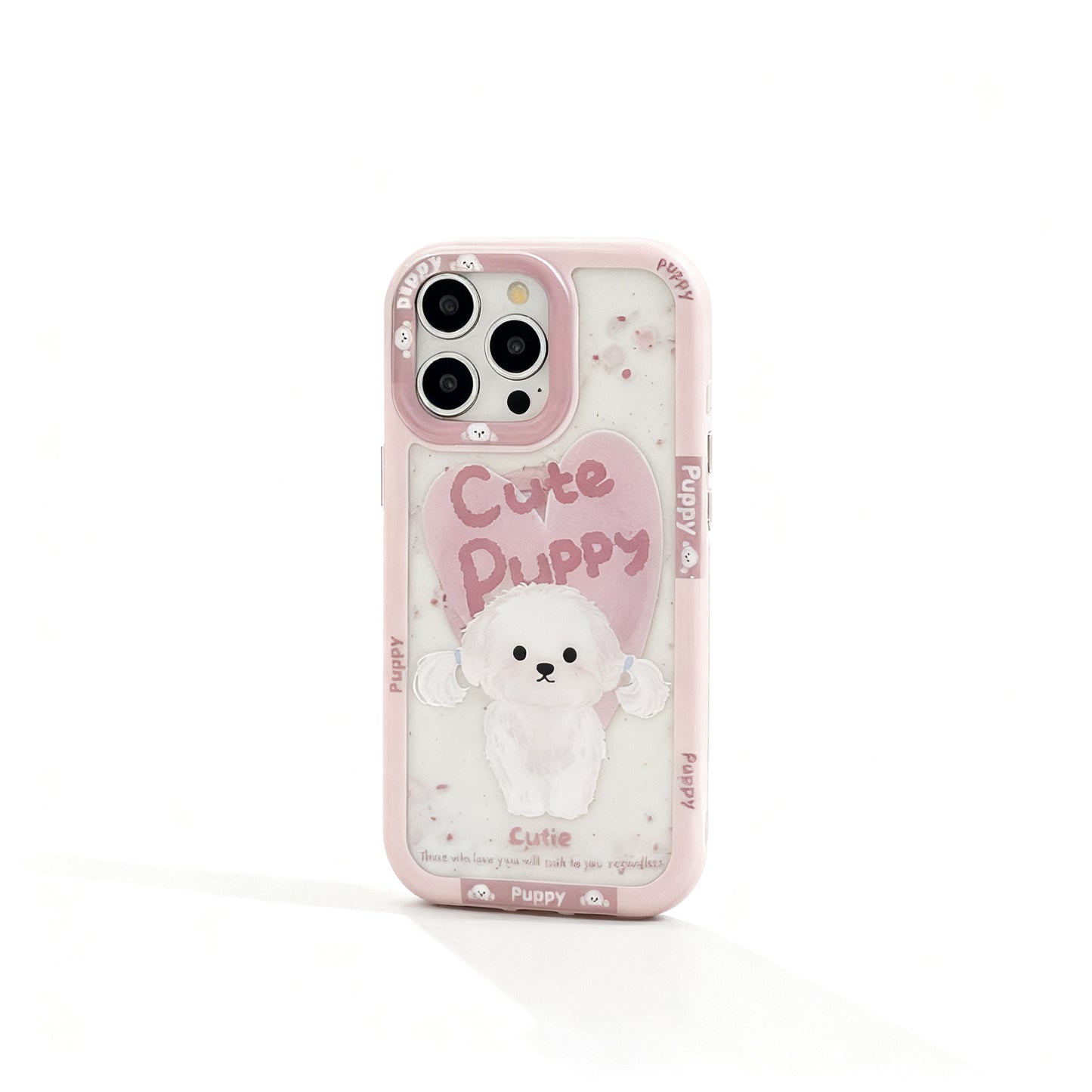 Cute Dog Print Magnetic Stand Phone Case for iPhone