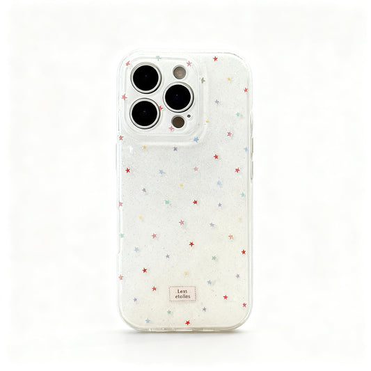 Korean Style Colorful Star Soft Phone Case for iPhone
