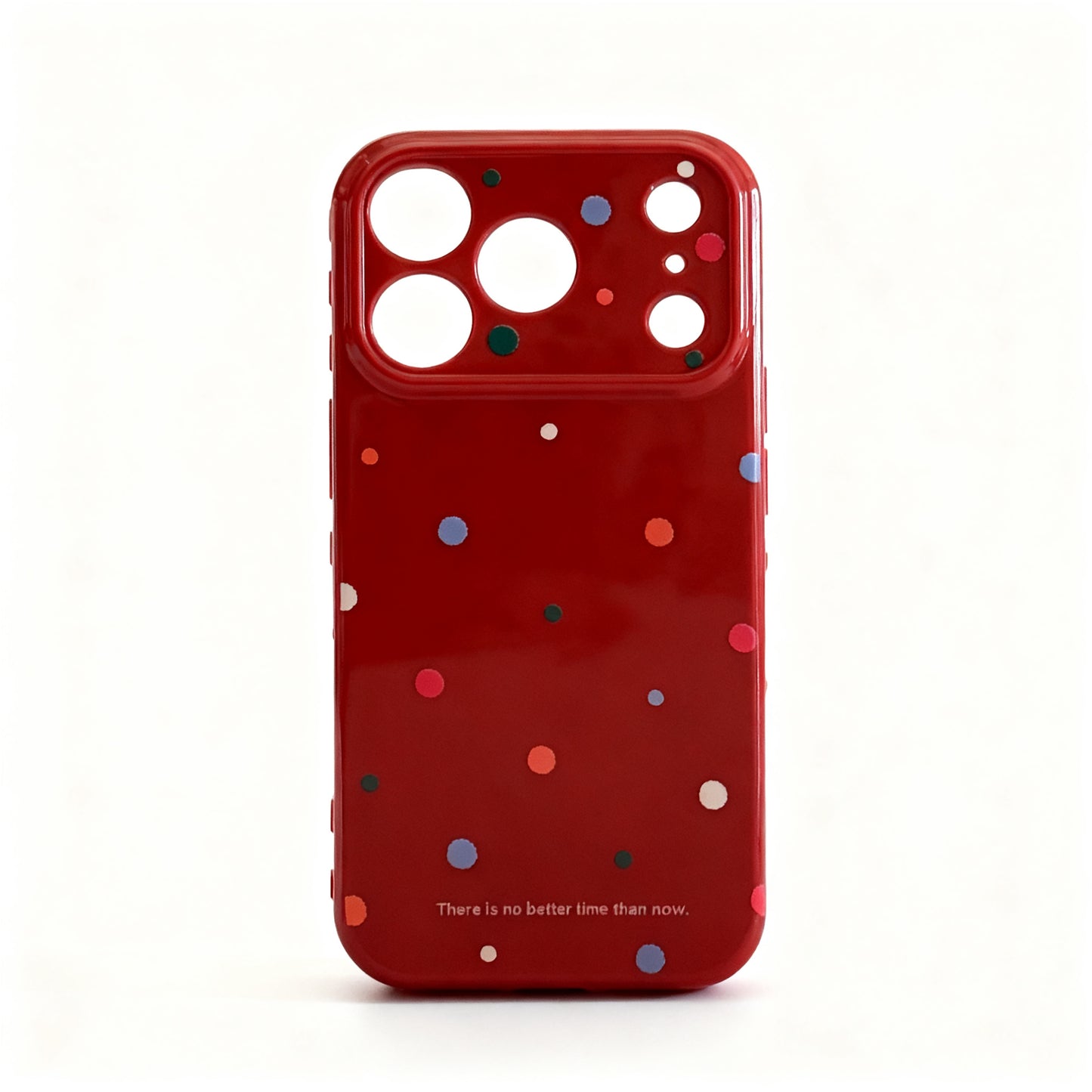 Glossy Red Apple Stand Phone Case for iPhone