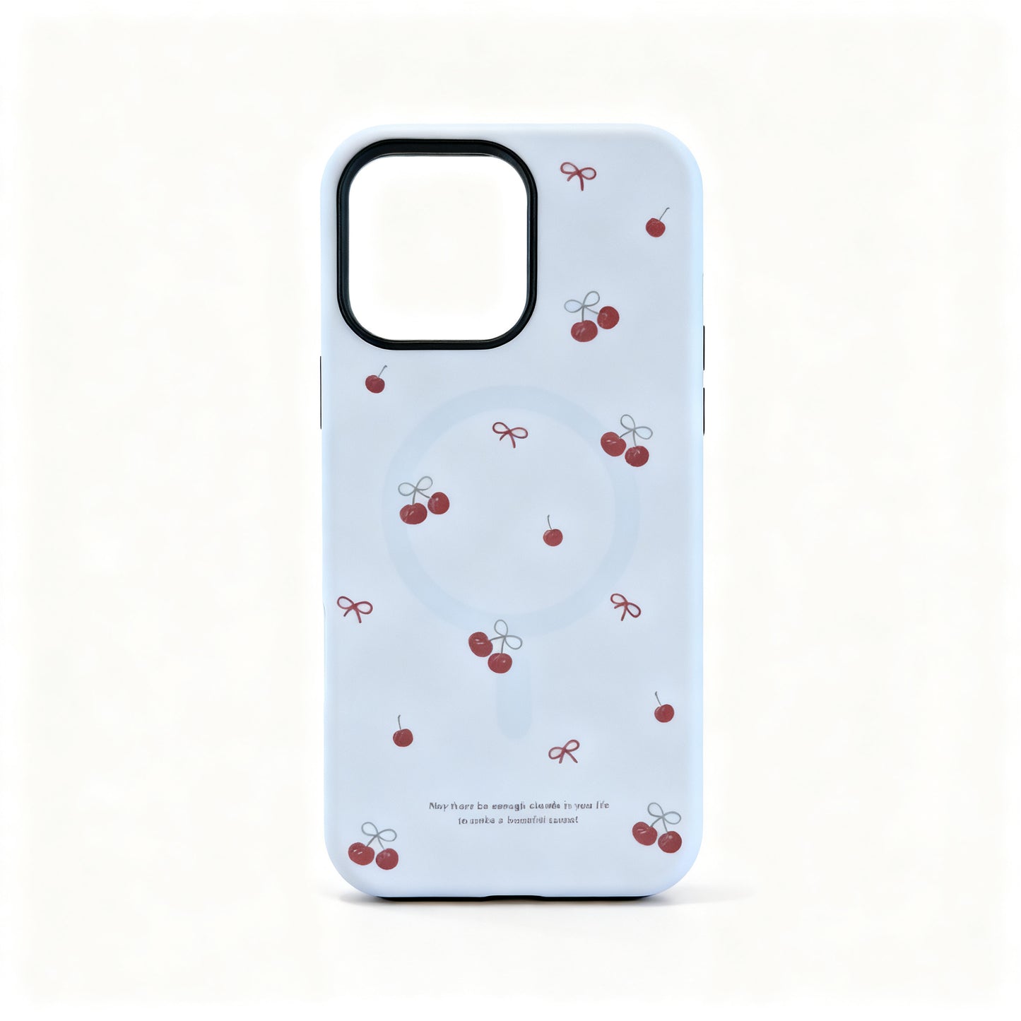 Cute Cherry Magnetic Stand Phone Case for iPhone