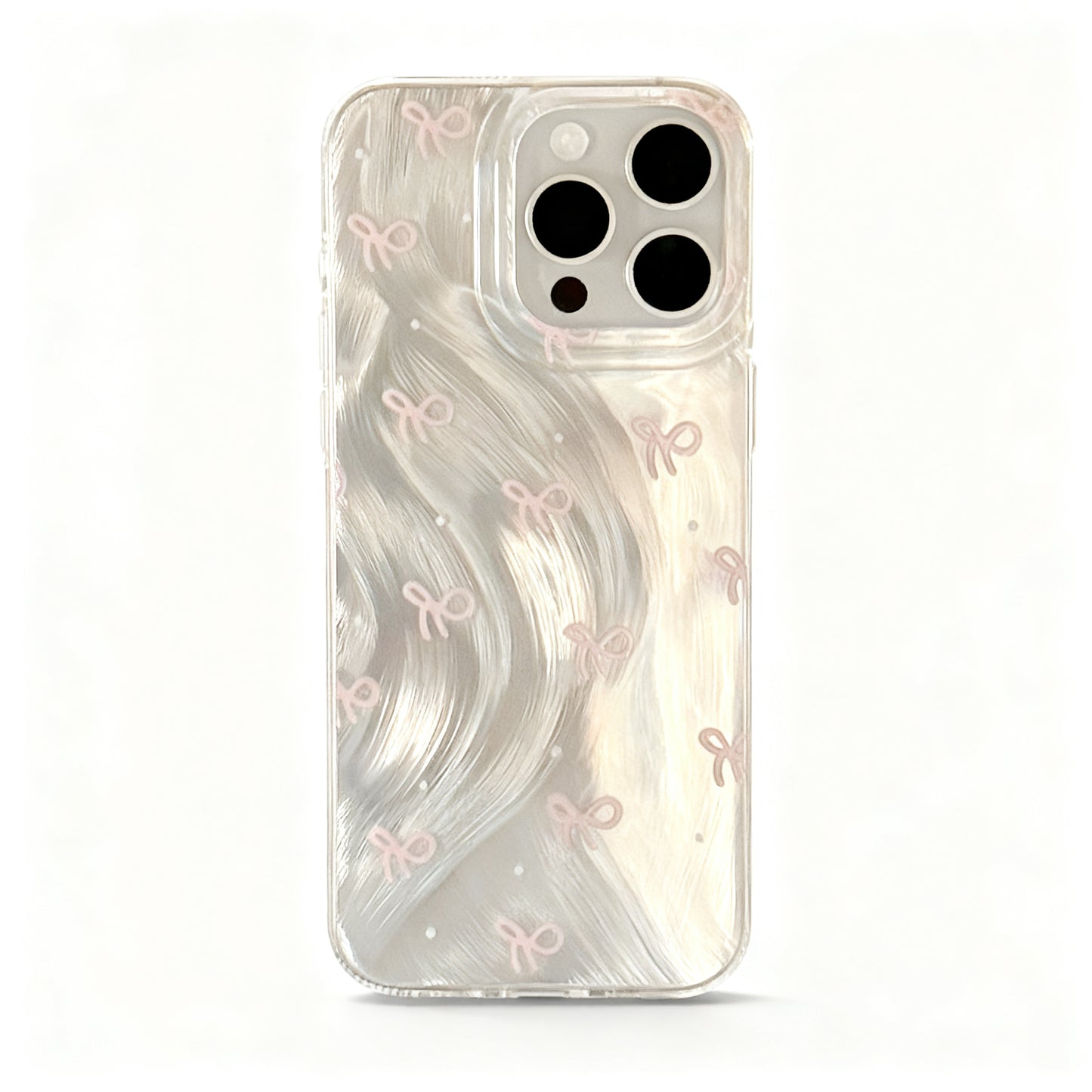 Black Dot Pattern Shockproof Phone Case for iPhone