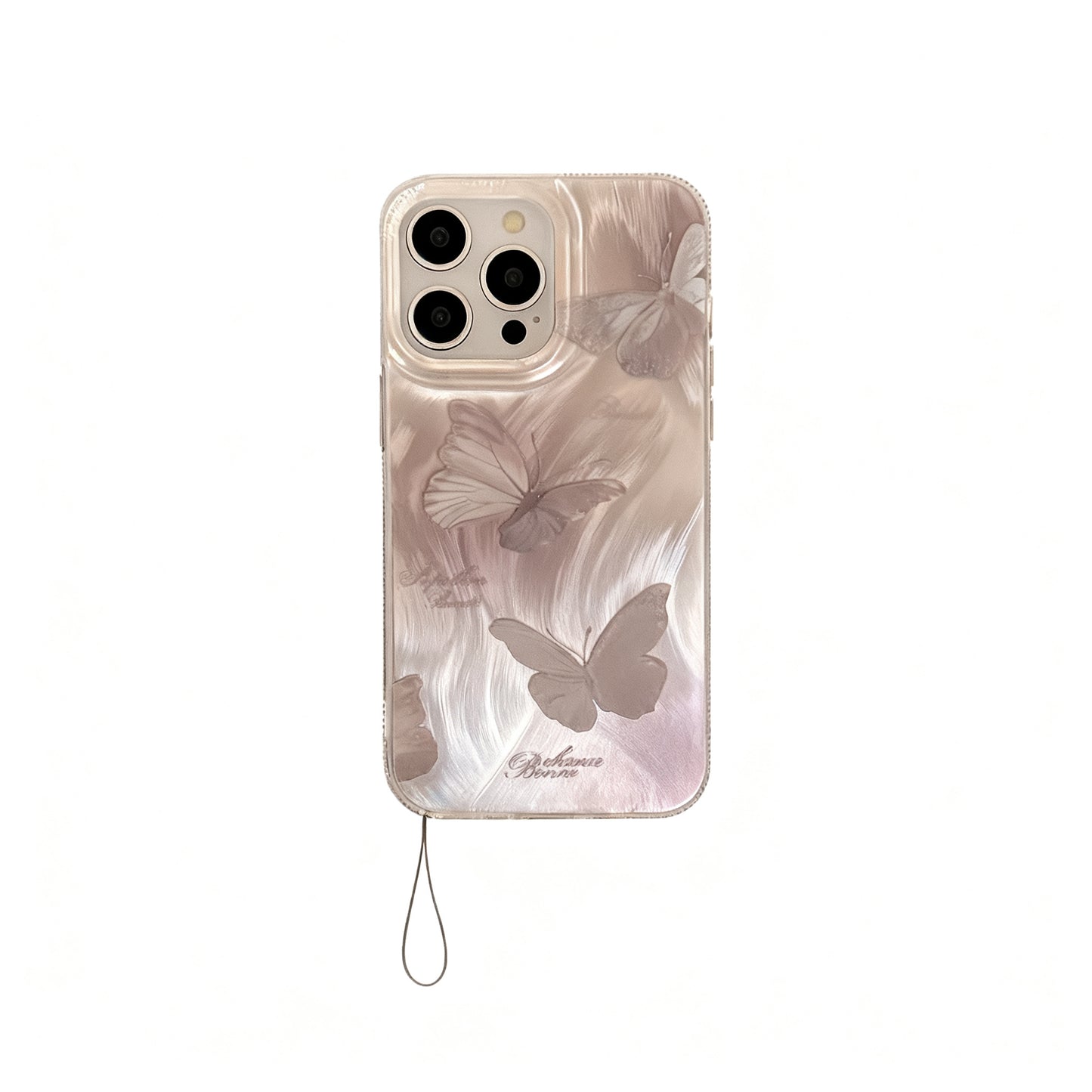 Black Dot Pattern Shockproof Phone Case for iPhone