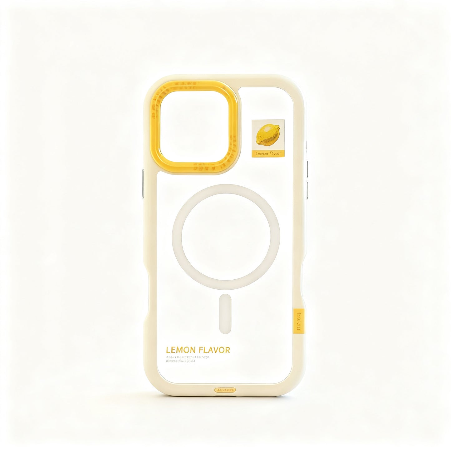 Bright Yellow Lemon Magnetic Stand Phone Case for iPhone