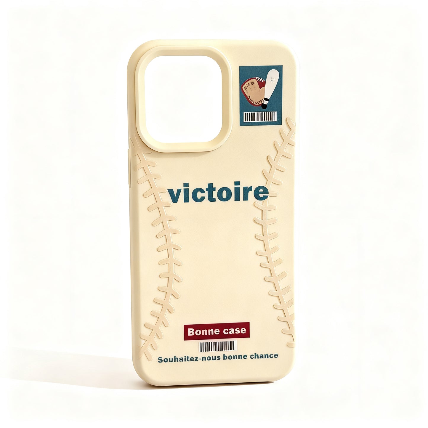 Cute Baseball Stand Phone Case for iPhone