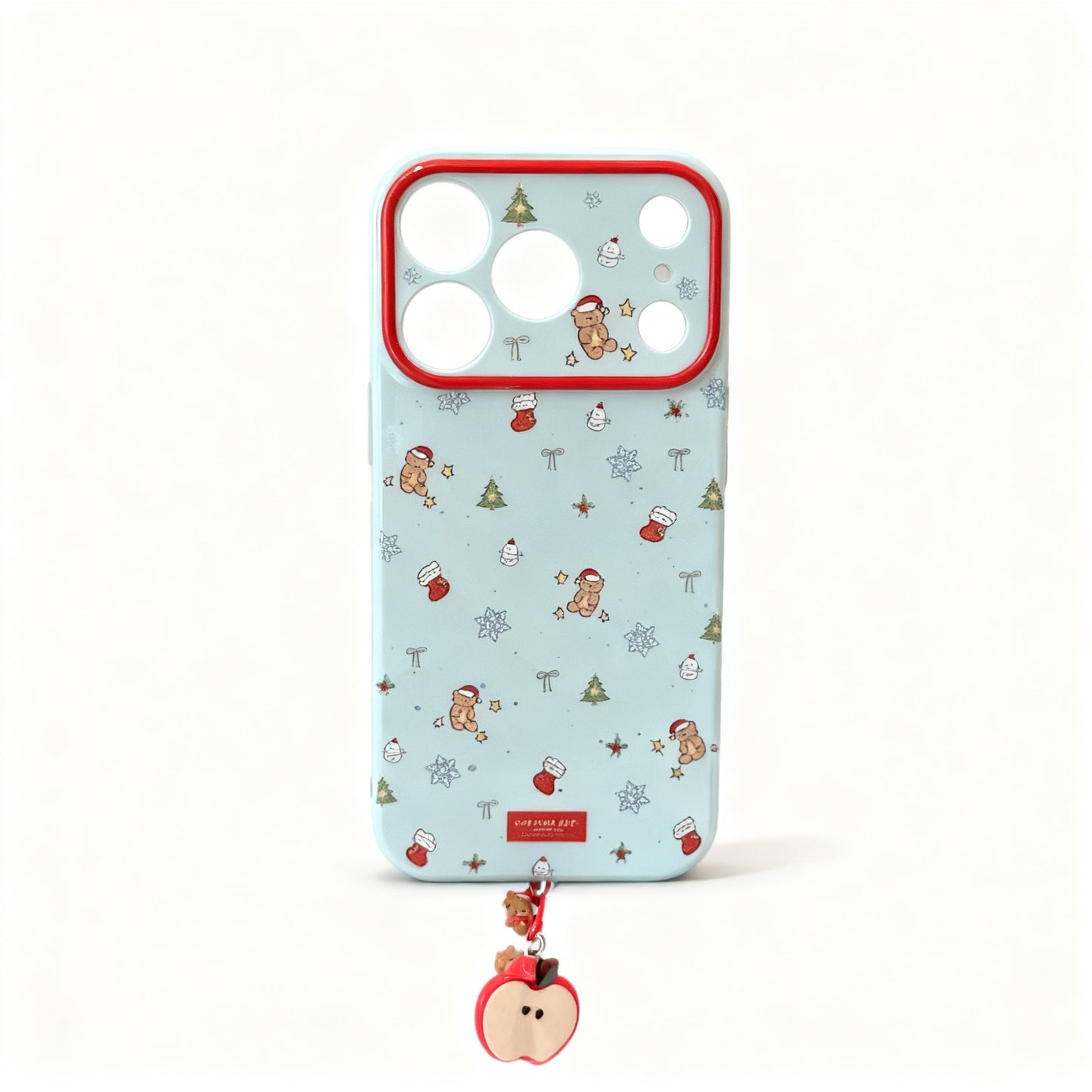 Cute Christmas Sock Stand Phone Case for iPhone