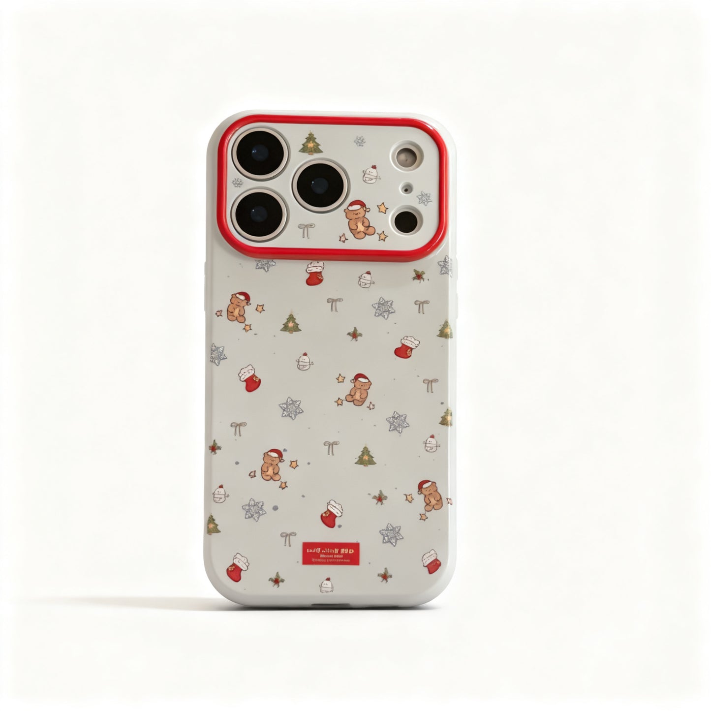 Cute Christmas Sock Stand Phone Case for iPhone