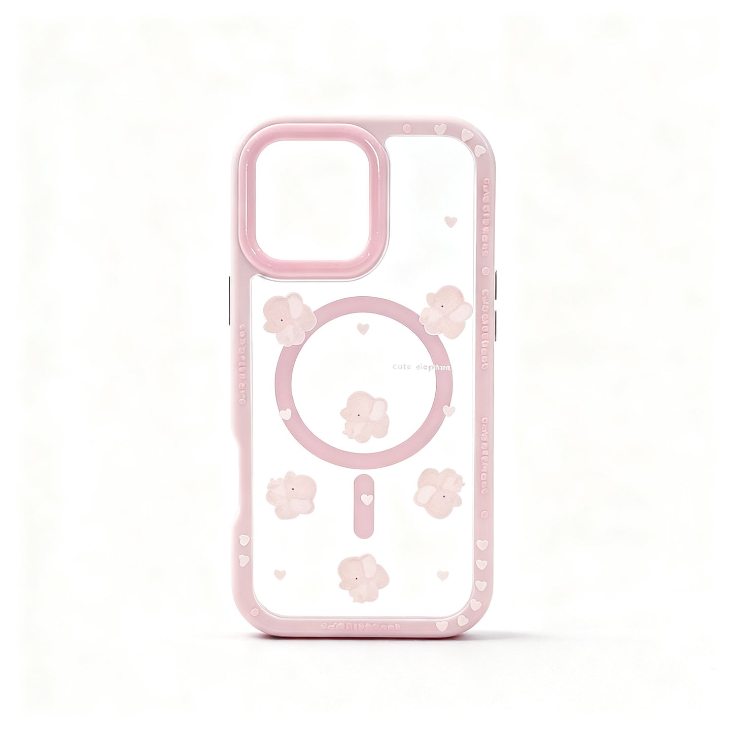 Cute Blue Elephant Magnetic Stand Phone Case for iPhone
