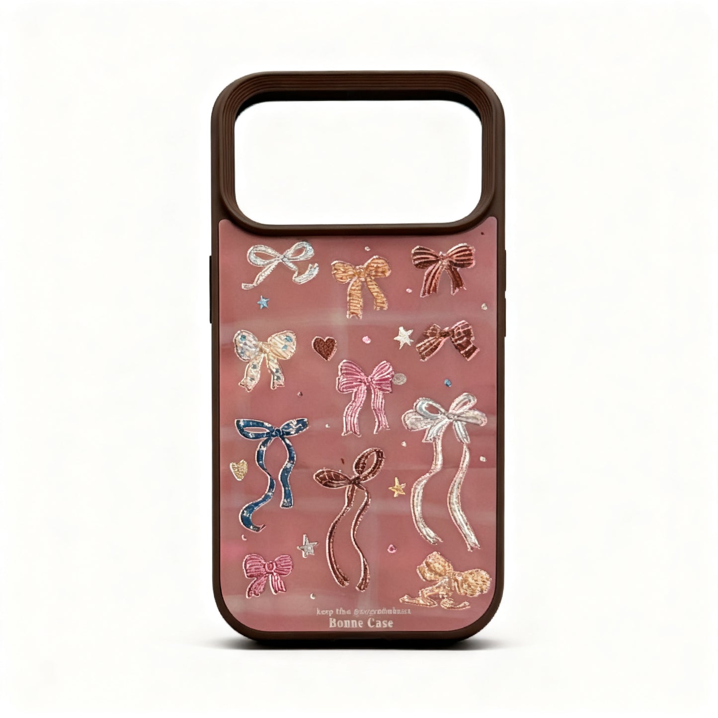 Vintage Gold Butterfly Bow Shockproof Phone Case for iPhone