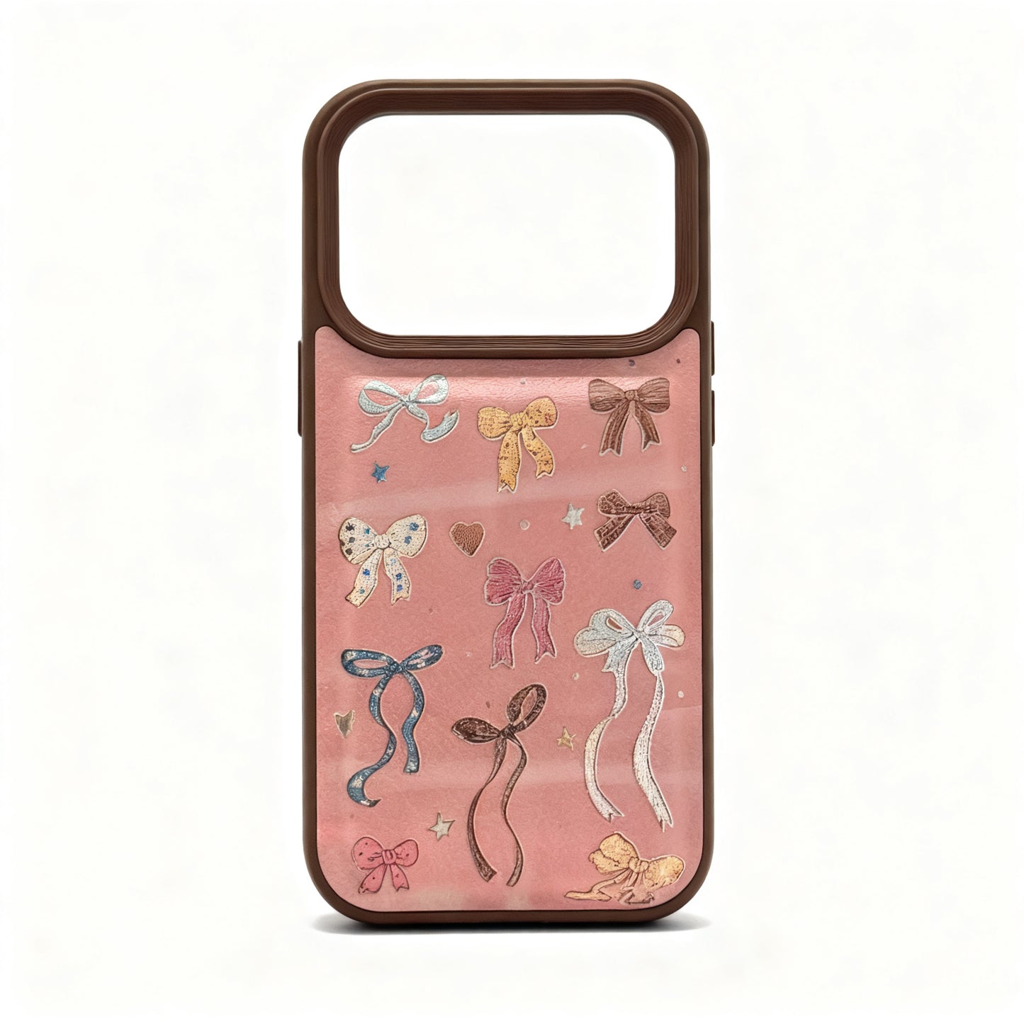 Vintage Gold Butterfly Bow Shockproof Phone Case for iPhone