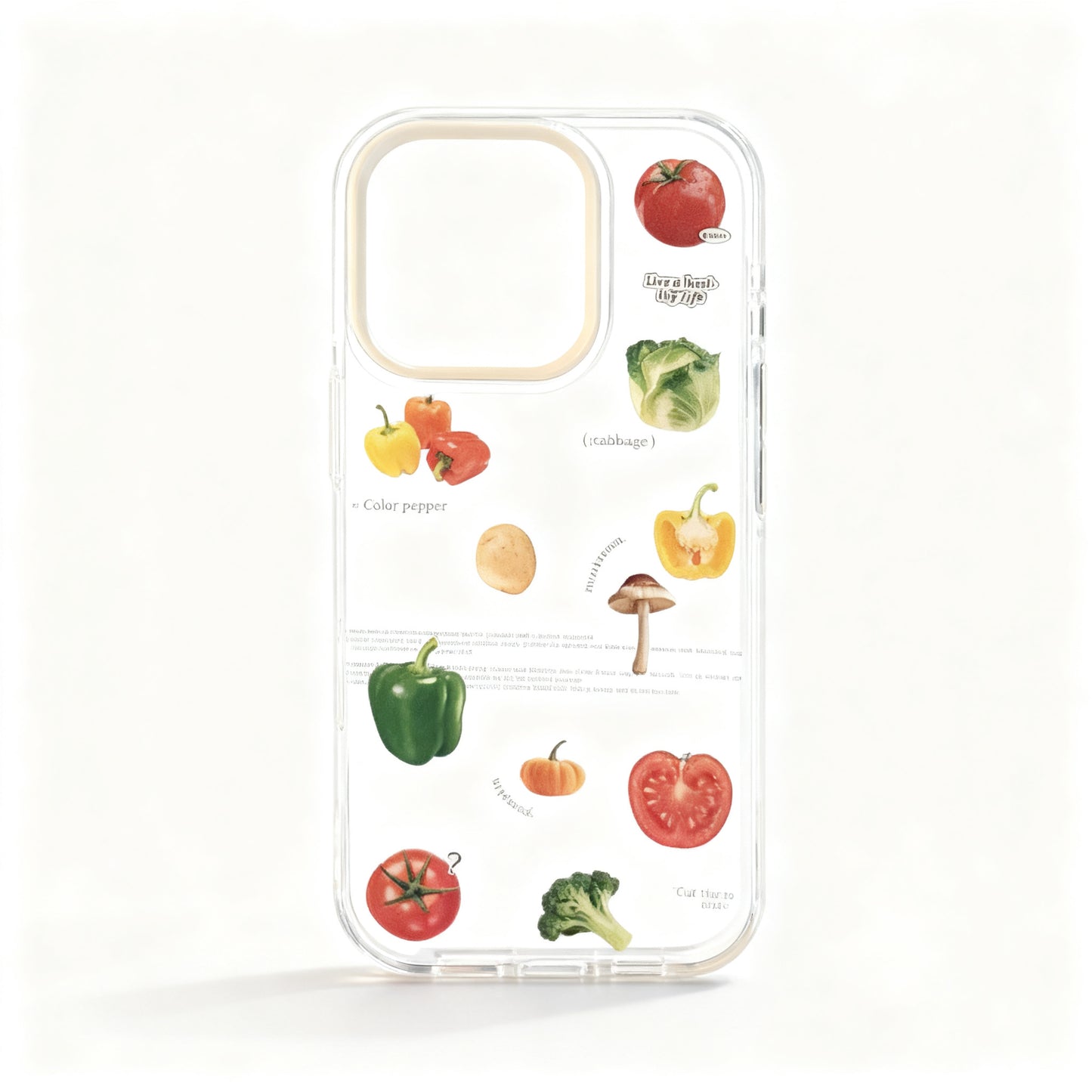 Cute Tomato Vegetable Magnetic Stand Phone Case for iPhone