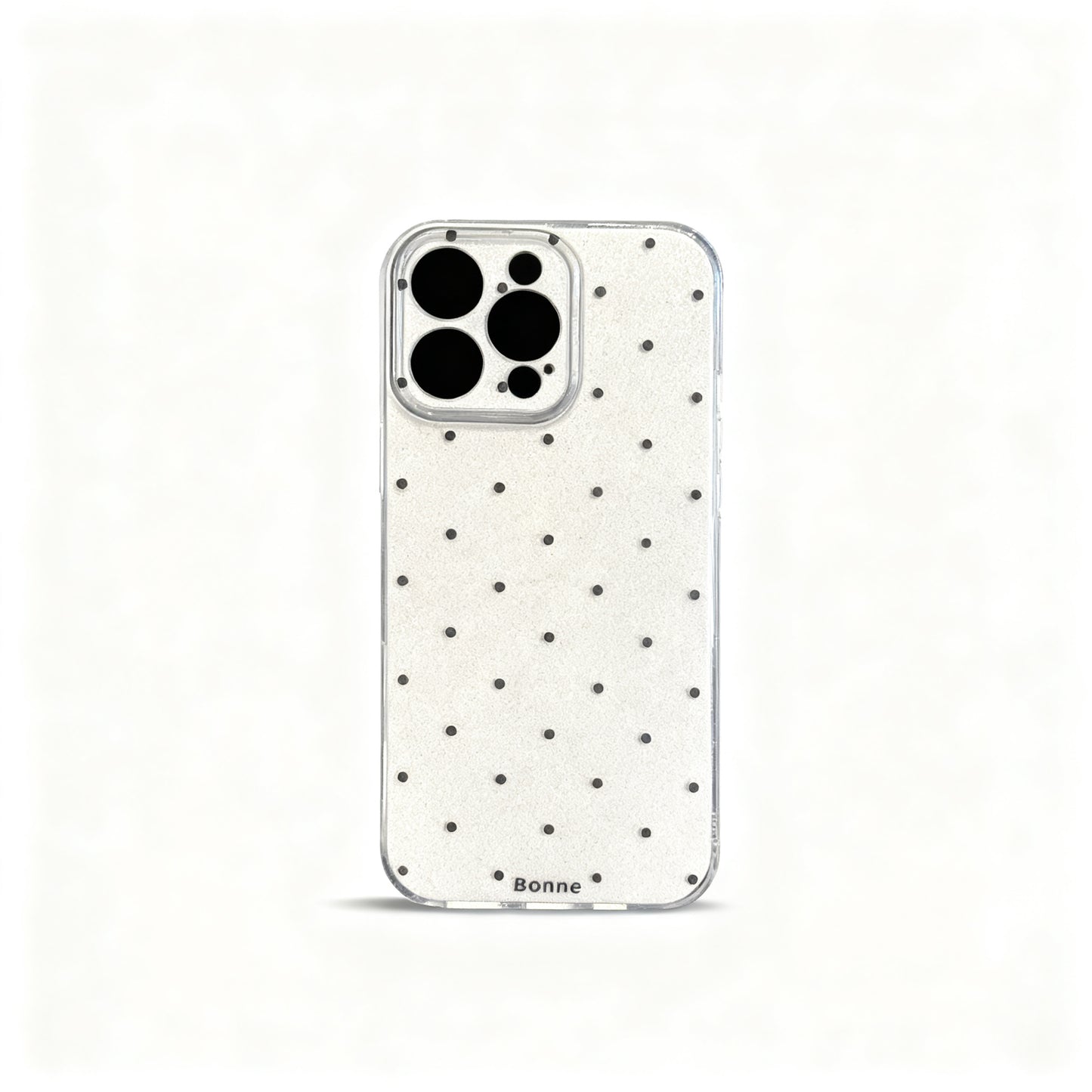 Vintage Polka Dot Glitter Phone Case for iPhone