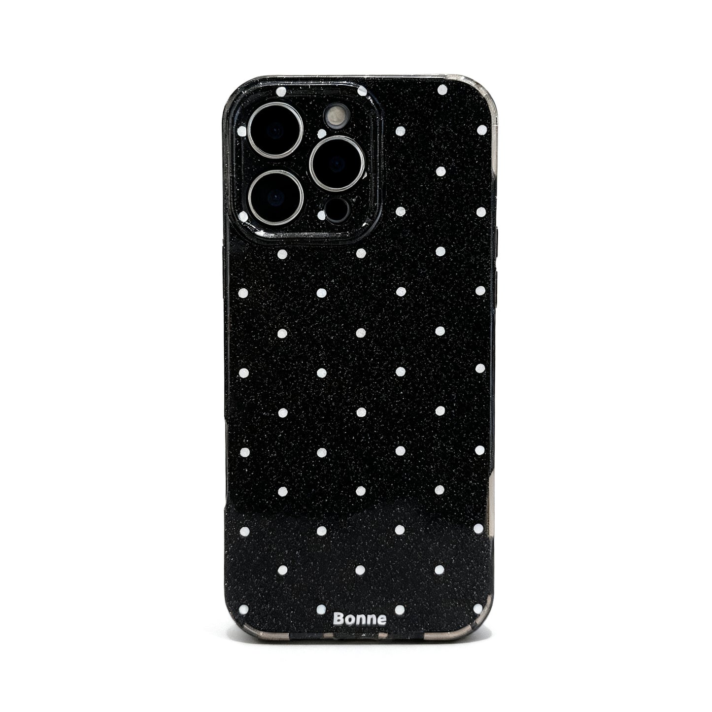 Vintage Polka Dot Glitter Phone Case for iPhone