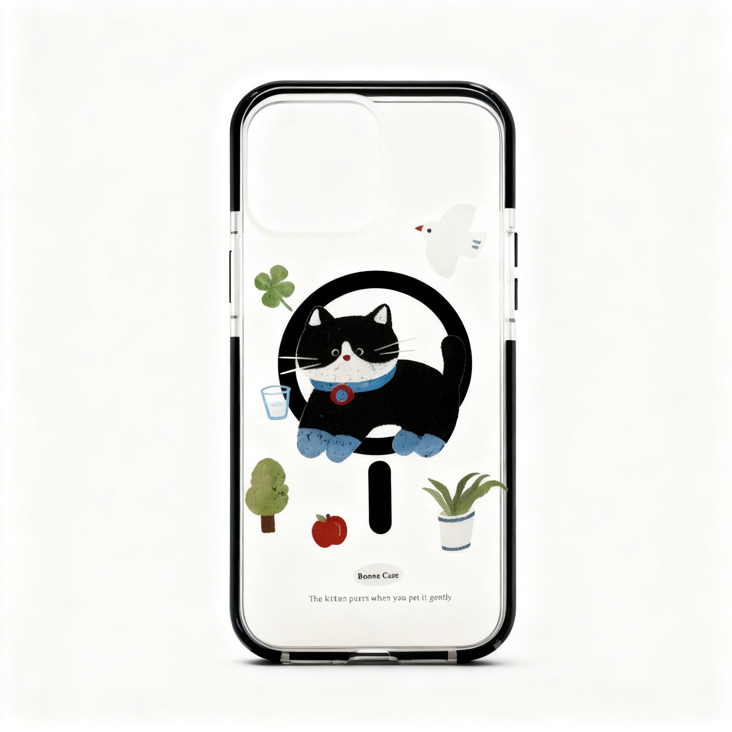 Cute Cat Design Magnetic Phone Case for iPhone