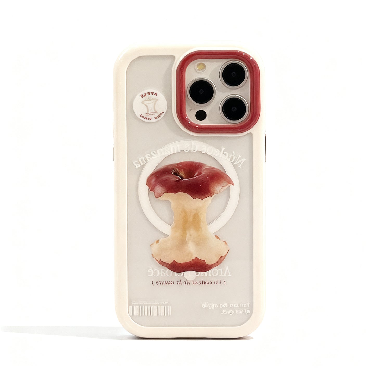 Red Apple Magnetic Stand Phone Case for iPhone