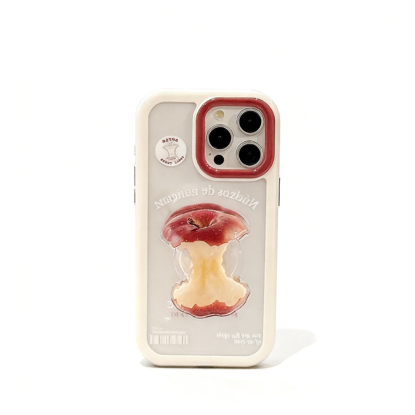 Red Apple Magnetic Stand Phone Case for iPhone