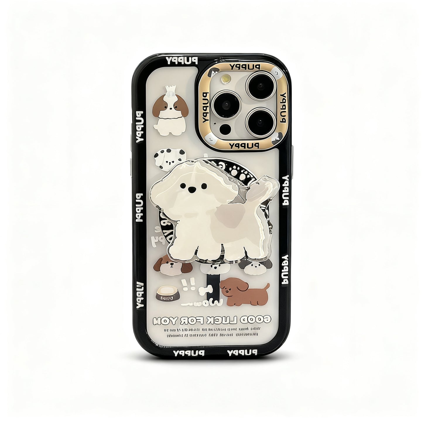 Cute Dog Doodle Magnetic Phone Case for iPhone