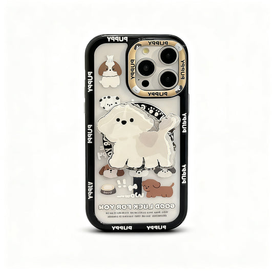 Cute Dog Doodle Magnetic Phone Case for iPhone