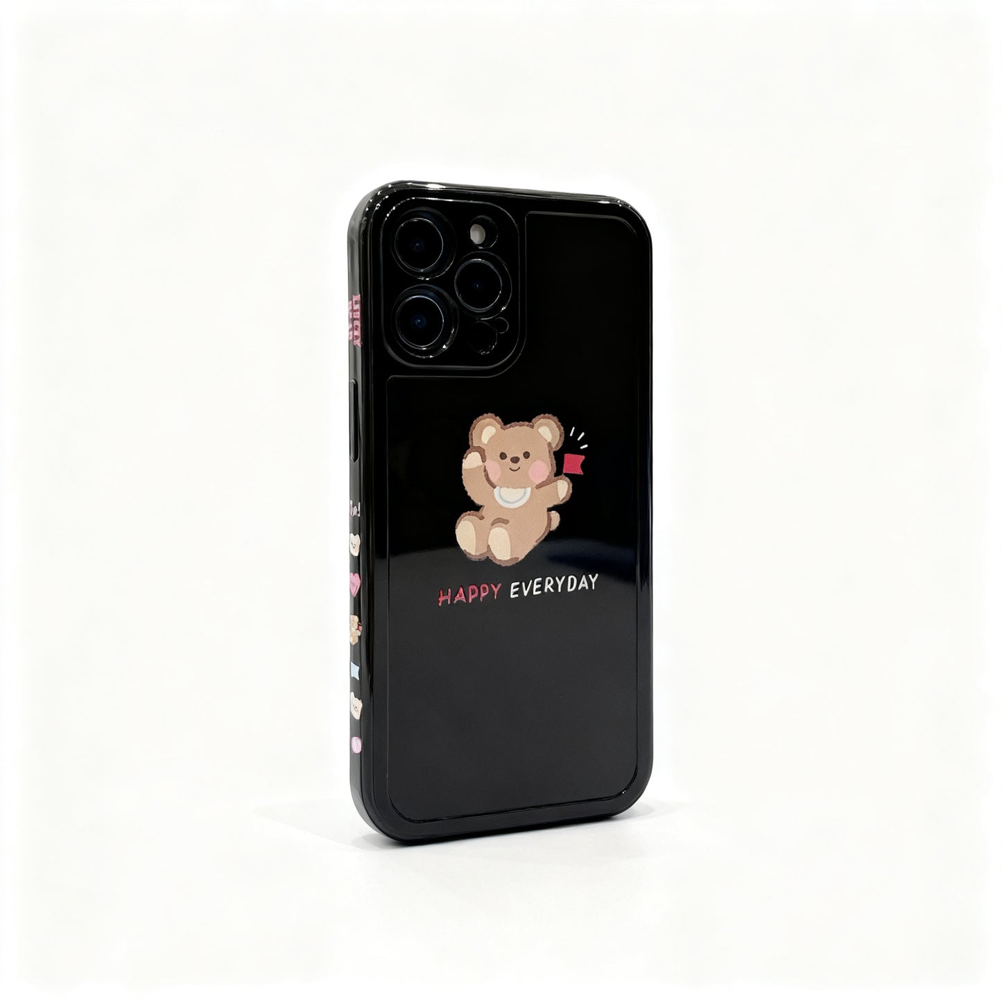Cute Bear Design Soft Silicone Phone Case for iPhone