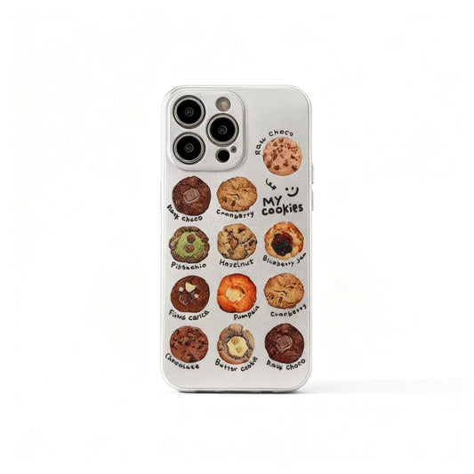 Glossy Cookie Design Phone Case for iPhone