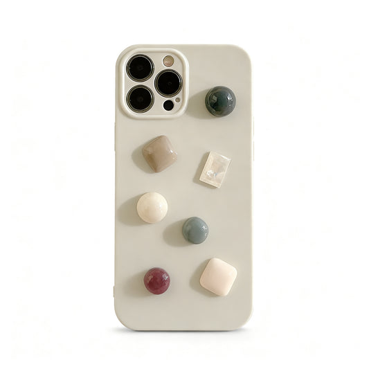 Gentle Green Gem Soft Silicone Phone Case for iPhone