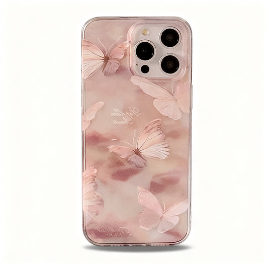 Dreamy Butterfly Soft Transparent Phone Case for iPhone