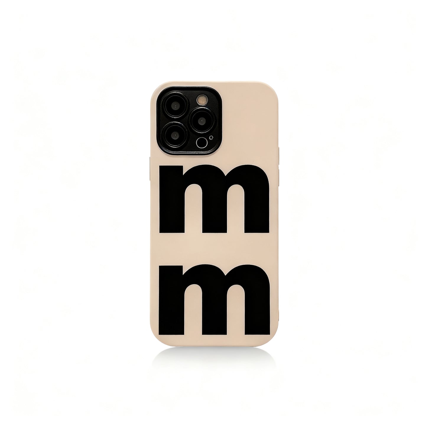 Minimalist Letter M Soft Phone Case for iPhone