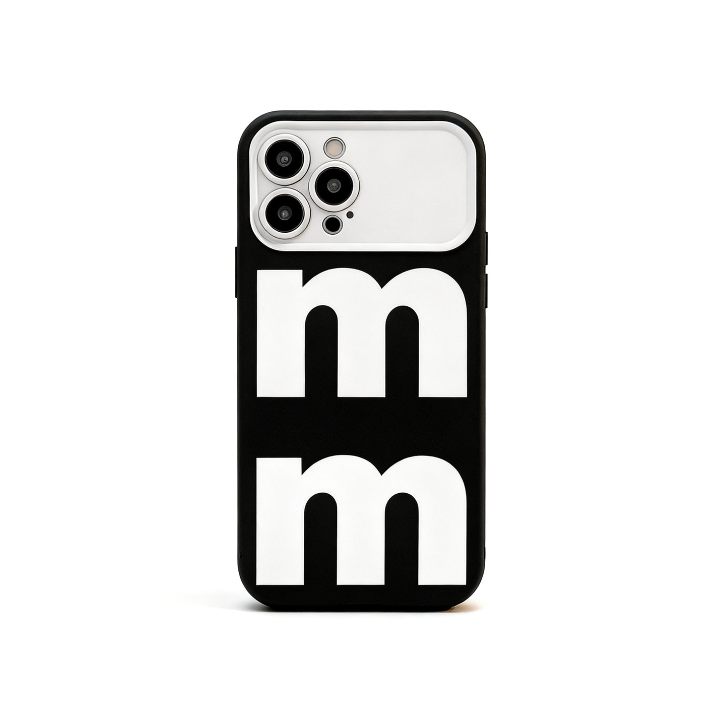 Minimalist Letter M Soft Phone Case for iPhone