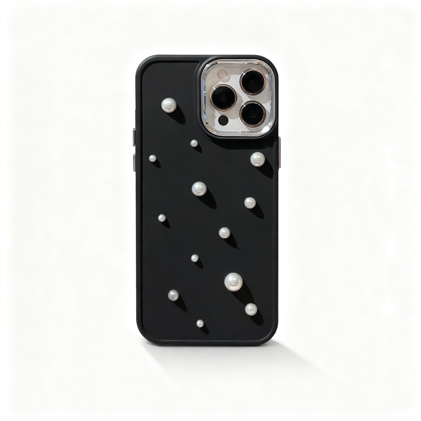 Light Pink Pearl Design Soft Phone Case for iPhone