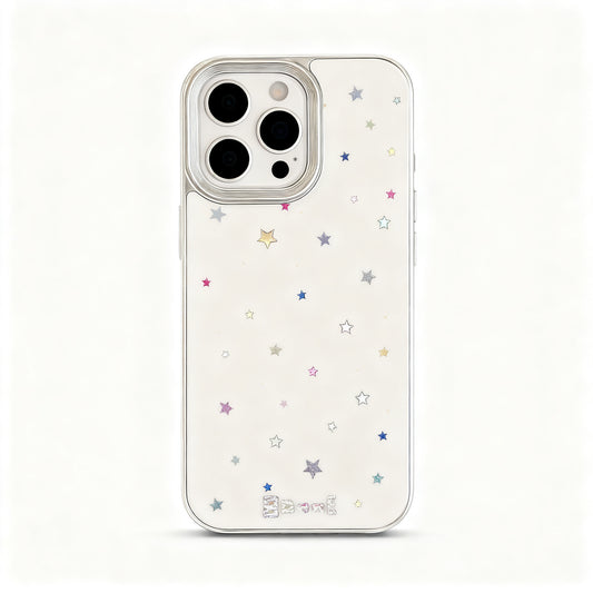 Korean Style Gold Star Shockproof Phone Case for iPhone