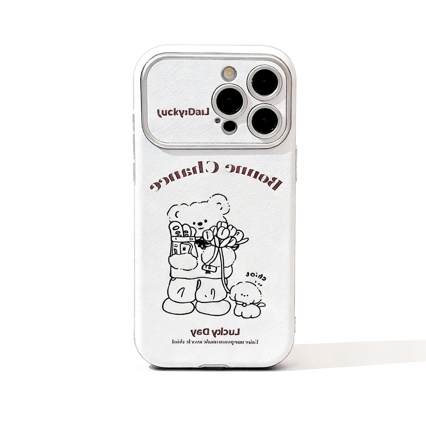 Cute Korean Style Bear Phone Case for iPhone