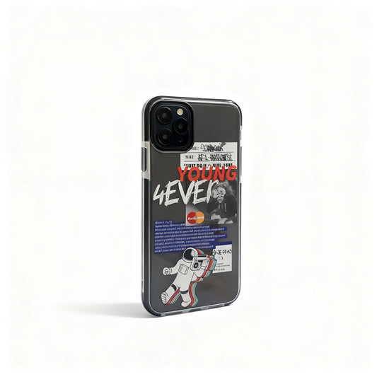 Cute Astronaut Soft Phone Case for iPhone